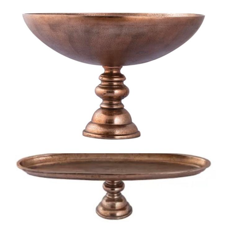 PTMD schaal Norbert rond of ovaal, fruitschaal plateau VdlM, Huis en Inrichting, Woonaccessoires | Schalen en Manden, Nieuw, Schaal