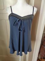 STELLA Mc CARTNEY for H&M top met strass:mt 36, Stella Mc Cartney, Blauw, Ophalen of Verzenden, Zo goed als nieuw
