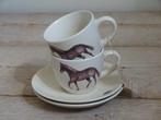 Servies, Jet (by Ter Steege), COUNTRY HORSES, z.g.a.n., Ophalen of Verzenden, Zo goed als nieuw, Overige stijlen, Kop(pen) en/of Schotel(s)