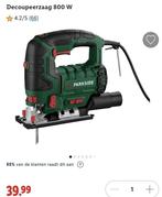 Decoupeerzaag 800 W Parkside en kunststof koffer, Doe-het-zelf en Verbouw, Gereedschap | Zaagmachines, Ophalen of Verzenden, Zo goed als nieuw