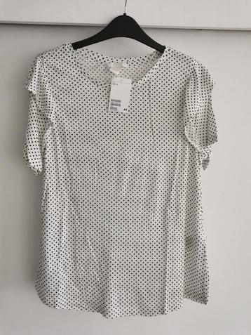 H&M top met volants mt. S/M beschikbaar voor biedingen
