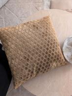 Mooi Claudi Kussen Cognac 55x55, Huis en Inrichting, Woonaccessoires | Kussens, Ophalen of Verzenden, Nieuw, Bruin, Vierkant