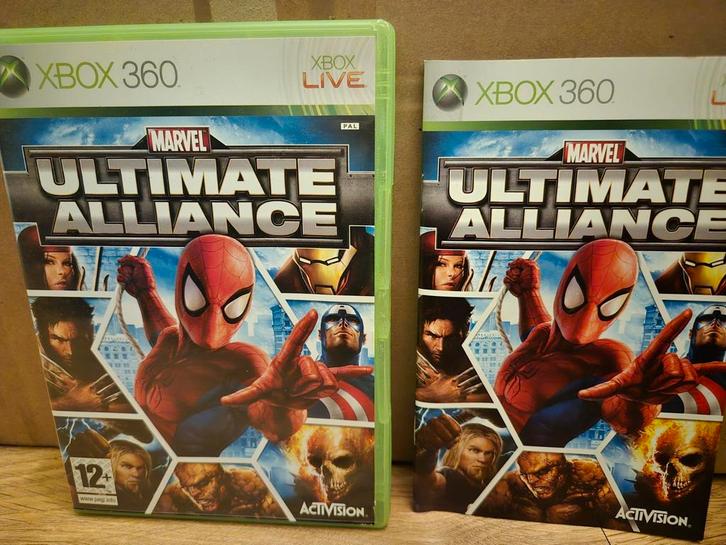 Marvel Ultimate Alliance XboX 360, Spelcomputers en Games, Games | Xbox 360, Zo goed als nieuw, Avontuur en Actie, 1 speler, Vanaf 18 jaar