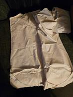 matrasbeschermer en hoeslaken, Gebruikt, Eenpersoons, Ophalen of Verzenden, Wit