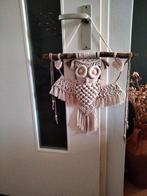 Mooie Macramé Uil Wanddecoratie - Handgeknoopt, Ophalen of Verzenden, Nieuw