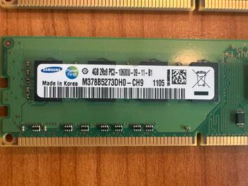 Samsung 4Gb DDR3 geheugen 2x beschikbaar voor biedingen