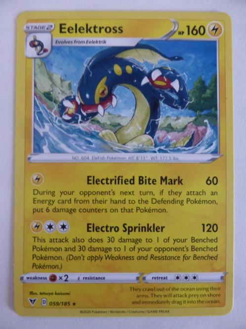 Eelektross 059/185 (Pd2), Hobby en Vrije tijd, Verzamelkaartspellen | Pokémon, Nieuw, Losse kaart, Ophalen of Verzenden
