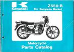Kawasaki Z550 B parts list (738p) motor, Motoren, Handleidingen en Instructieboekjes, Kawasaki
