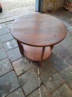 Amsterdamse school, antiek tafeltje., Ophalen, Zo goed als nieuw, Rond, 60 cm of meer