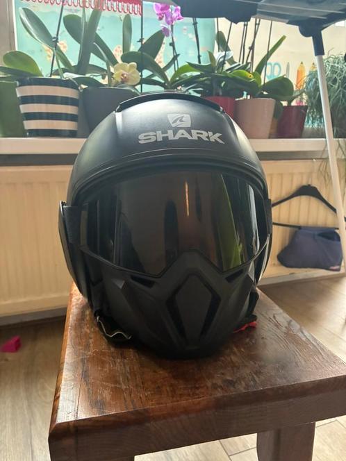Shark Drak | Jethelm | Maat XL | Mat zwart | Prima staat |, Motoren, Kleding | Motorhelmen, Dames, Heren, Jethelm, XL, Shark, Tweedehands