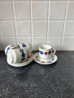 Boerenbont kop&schotel, Huis en Inrichting, Keuken | Servies, Ophalen of Verzenden, Zo goed als nieuw, Kop(pen) en/of Schotel(s)
