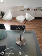 Mooie vintage tafellamp met 3 kelken en dimmer, Huis en Inrichting, Lampen | Tafellampen, Ophalen, Gebruikt, Minder dan 50 cm