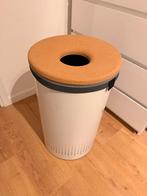Brabantia wasmand 60L - Wit met kurken deksel, Ophalen, Kunststof, Gebruikt, 50 tot 75 cm