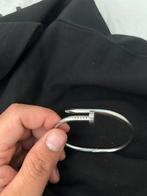 Cartier spijker, Sieraden, Tassen en Uiterlijk, Armbanden, Ophalen of Verzenden, Zo goed als nieuw, Zilver, Goud
