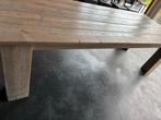 Zgan steigerhouten tafel, Huis en Inrichting, Ophalen, 200 cm of meer, 50 tot 100 cm, Zo goed als nieuw