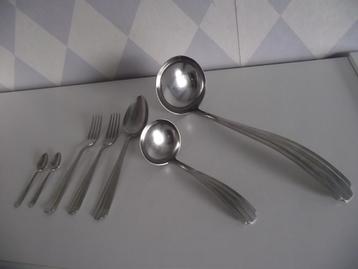 11 Gero zilmeta 552 bestek Rilrug dubbele plooi 1939-58 p st beschikbaar voor biedingen