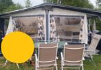 Caravan + luifel te koop + inboedel, Caravans en Kamperen, Caravans, Dwarsbed, Particulier, Knaus, Tot en met 4