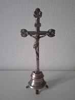 Antiek zilveren kruisbeeld/corpus, Antiek en Kunst, Antiek | Goud en Zilver, Ophalen of Verzenden, Zilver