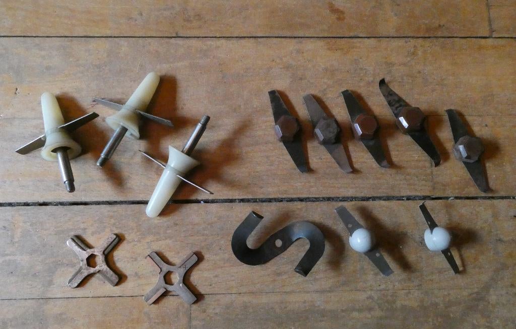 Kleine partij Koffiemolen messen Vintage Retro, Antiek en Kunst, Ophalen of Verzenden