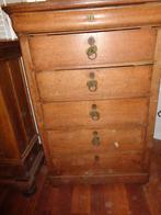 oude 6 laden kast, Huis en Inrichting, Kasten | Ladekasten, Gebruikt, 5 laden of meer, Eikenhout, 25 tot 50 cm