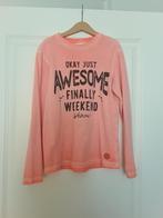 Longsleeve Orange Stars neon orange 140-146 z.g.a.n., Ophalen of Verzenden, Zo goed als nieuw, Shirt of Longsleeve, Jongen