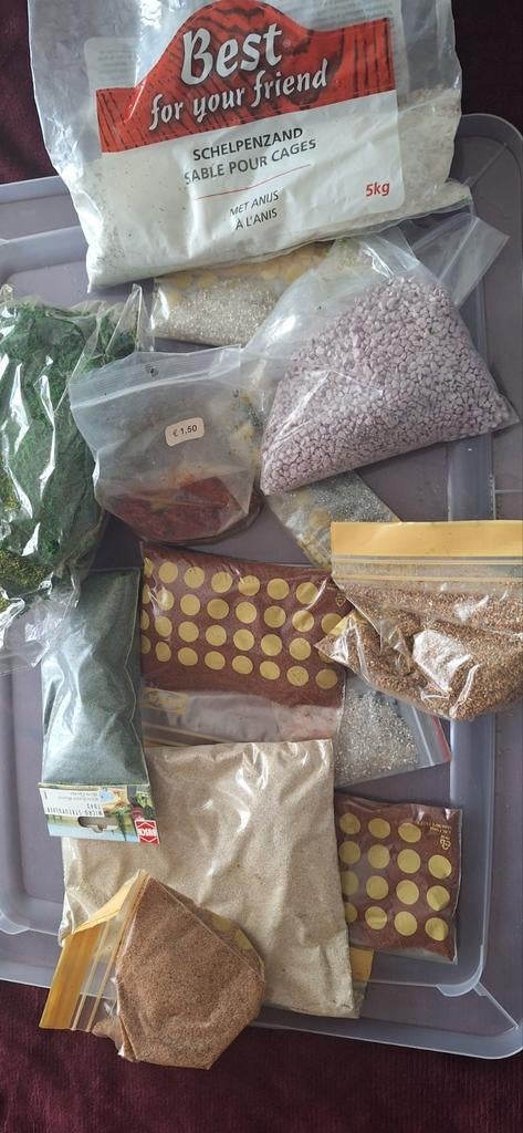 Grind en boompjes te koop voor  modelbouw HO, Ophalen of Verzenden, 1:50 of kleiner, Overige merken