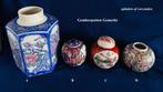 4x Gemerkte Gemberpot Dekselpot Tempelpot Chinees Vintage, Antiek en Kunst, Antiek | Porselein, Ophalen