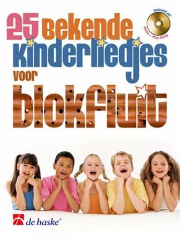 Blokfluit: 25 bekende kinderliedjes voor blokfluit+ cd-LEUK beschikbaar voor biedingen