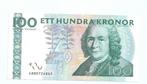 Zweden, 100 kronor Linnaeus 2004 - XF, Verzenden, Overige landen