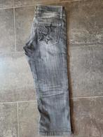 3/4 jeans spijkerbroek Grijs maat 27, Ophalen of Verzenden, Zo goed als nieuw, Grijs, W27 (confectie 34) of kleiner