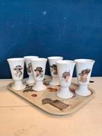 Mazagran bekers op voet, Ophalen of Verzenden