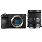 Sony A6700 + Sigma 18-50mm + TT Artisan 75mm - Nieuwstaat, Spiegelreflex, Ophalen of Verzenden, Zo goed als nieuw, Sony