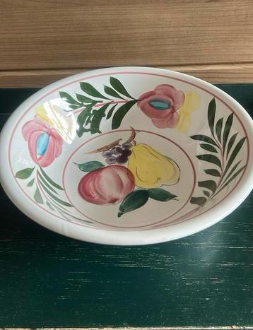 Fleurige fruitschaal, fruit afbeelding beschikbaar voor biedingen