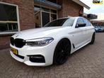 BMW 5-serie 530d High Executive Automaat / M Pakket / Leder, Achterwielaandrijving, Gebruikt, 2000 kg, Wit