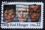 USA  Help End Hunger, Postzegels en Munten, Postzegels | Amerika, Verzenden, Noord-Amerika