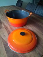 Le Creuset Gietijzeren Pan - 6.3 Liter, Huis en Inrichting, Ophalen of Verzenden, Gebruikt, Gietijzer, Koekenpan of Braadpan