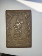 Antiek zilveren sigarettendoosje met Wayang afbeelding, Antiek en Kunst, Ophalen