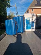 Koffer kofferset nieuw, Uitschuifbare handgreep, 30 cm of meer, Blauw, Nieuw