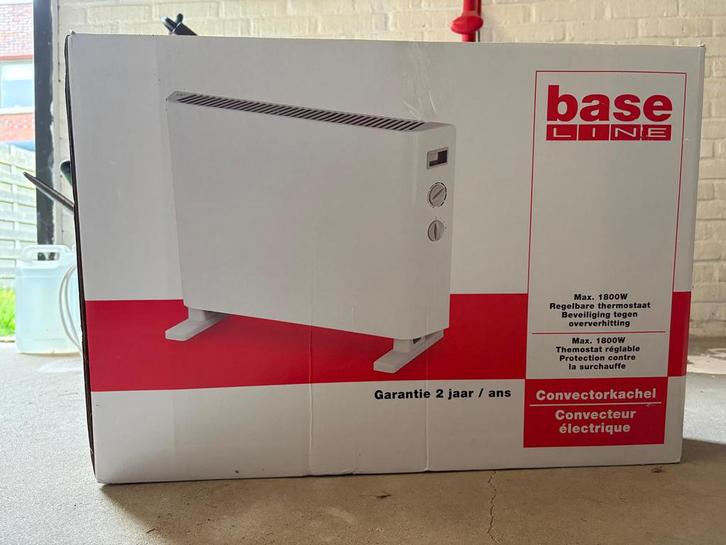 Base Line Convectorkachel - Nieuw in doos!, Huis en Inrichting, Kachels, Nieuw, Vrijstaand, Overige soorten, Elektrisch, Ophalen of Verzenden