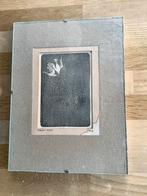 Tekening 10 x 13 cm in glazen lijst, Antiek en Kunst, Ophalen of Verzenden