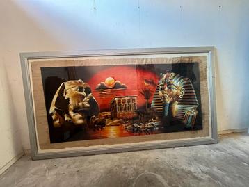Toetanchamon & Sfinx Papyrus Poster beschikbaar voor biedingen