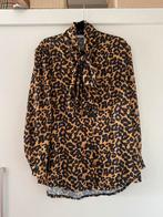 Ambika dames panterprint blouse tuniek met knoop mt L, Boetiek, Geel, Maat 42/44 (L), Ophalen of Verzenden