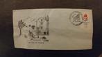 Enveloppe met ééndags stempel van de Tour de France., Ophalen of Verzenden, Onbeschreven, Europa