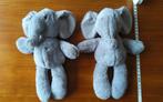 Happy horse 2 x grijze olifant knuffel zgan, Ophalen, Zo goed als nieuw, Olifant