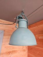 Groene industriële lamp, Huis en Inrichting, Lampen | Hanglampen, Zo goed als nieuw, Ophalen