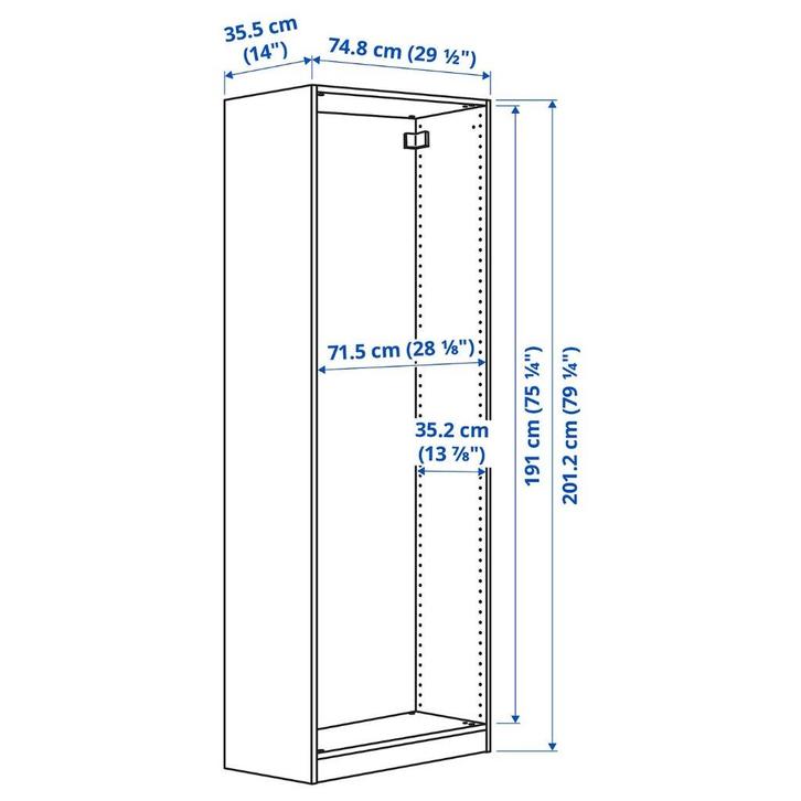 Ikea pax kast gezocht, Huis en Inrichting, Kasten | Kledingkasten, Zo goed als nieuw, 200 cm of meer, 50 tot 100 cm, 25 tot 50 cm
