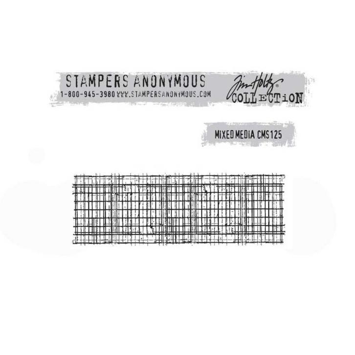 Stampers Anonymous Tim Holtz Cling Stamp Mixed Media #125/03, Hobby en Vrije tijd, Stempelen, Nieuw, EZ-mounted stempel, Verzenden