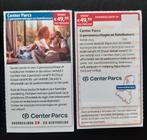 Center Parcs 2-persoonscottages en hotelkamers, Tickets en Kaartjes, Kortingen en Cadeaubonnen