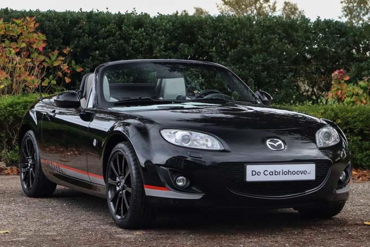 Mazda MX-5 Roadster Coupé NC 2.0l Stralend Zwart Doorzichti, Auto's, Mazda, Bedrijf, Te koop, MX-5, ABS, Centrale vergrendeling