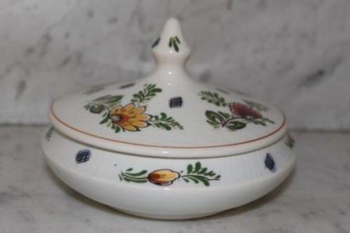 Vintage bonbonschaaltje met deksel Regina Delfts gekleurd, Antiek en Kunst, Curiosa en Brocante, Ophalen of Verzenden